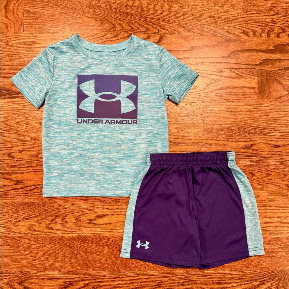 Toddler Under Amour summer set. Size 3T.